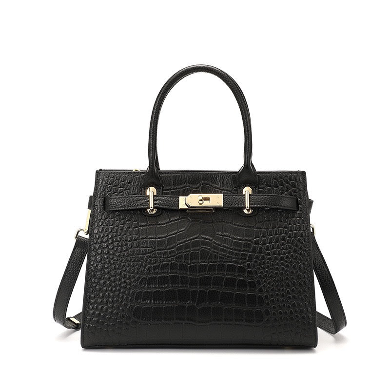 Bolso de cuero de gran capacidad