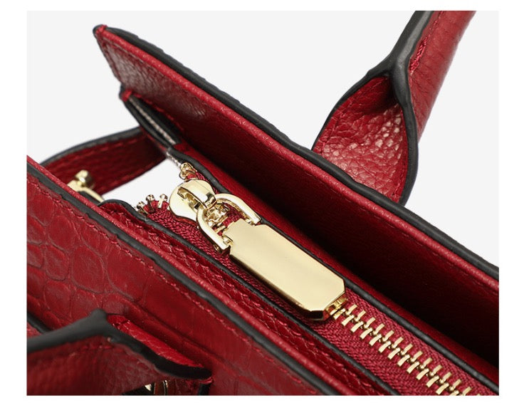 Bolso de cuero de gran capacidad