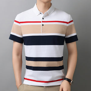 Camisa de Algodón a Rayas – Corte Entallado