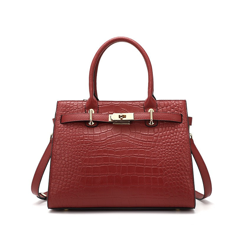 Bolso de cuero de gran capacidad