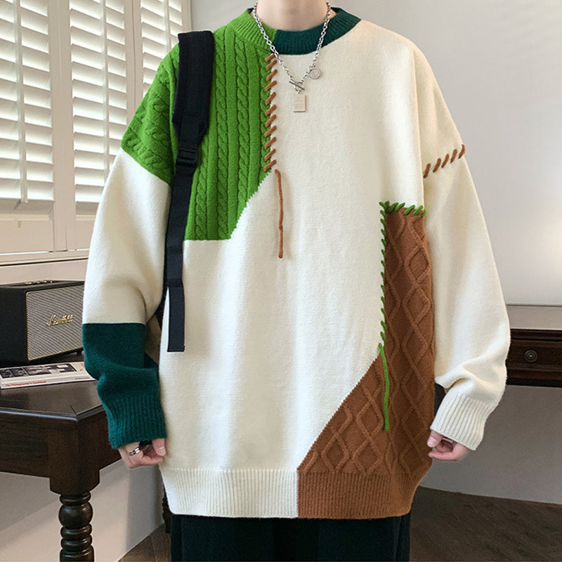 Jersey Patchwork Oversize de Diseño Único