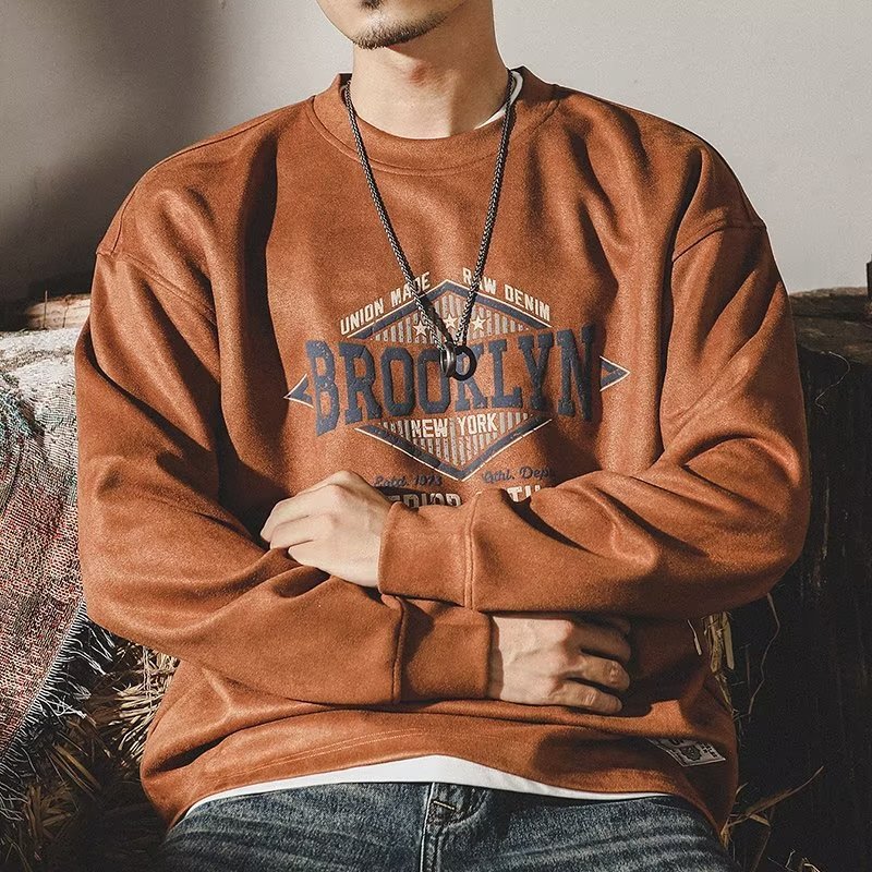 Sudadera vintage de estilo americano para hombres