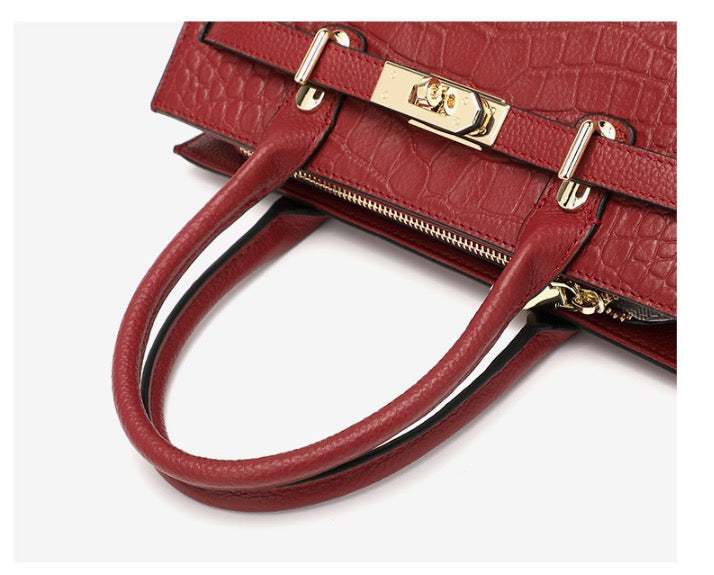 Bolso de cuero de gran capacidad