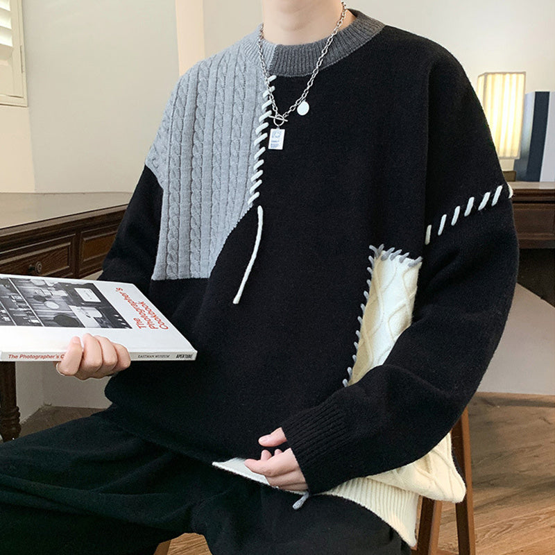 Jersey Patchwork Oversize de Diseño Único