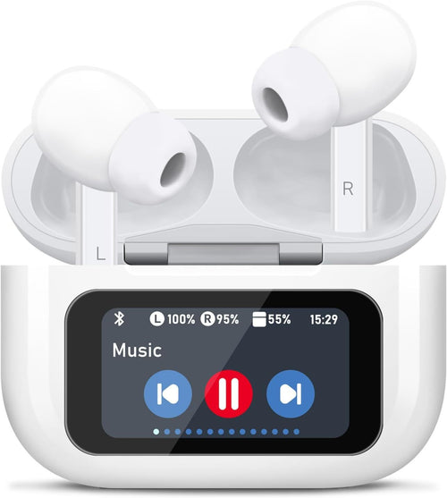 A9Pro SmartBuds – Auriculares con Pantalla Táctil y Cancelación de Ruido Total